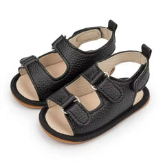 Meckior Summer Baby Shoes – PU Leather Anti-Slip Sandals for Infants