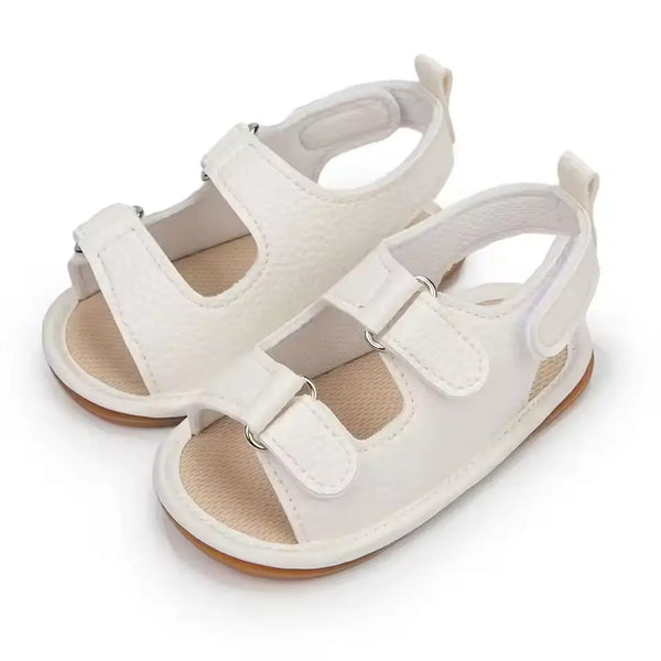 Meckior Summer Baby Shoes – PU Leather Anti-Slip Sandals for Infants