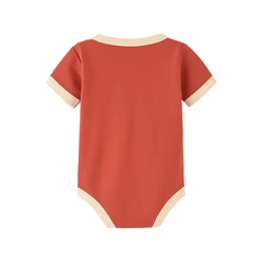 Organic Cotton Baby Romper – Colorful Summer Short-Sleeve Jumpsuit