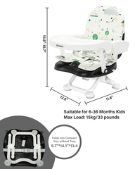 Portable Baby High Chair 6 Months Plus with Booster Seat