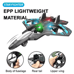 Remote Control Glider Airplane – 2.4G Stunt Foam Fighter Jet Toy