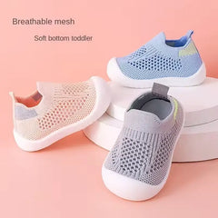 Breathable Baby Shoes for Toddlers – Slip-On Knitted Sneakers