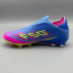 Slip-On Kids Soccer Shoes TF/FG for Junior Players