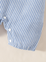 Summer Baby Boys Dungarees – 2-Piece Cartoon Animal Suspenders Suit