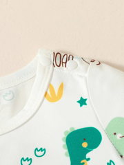 Summer Baby Boys Dungarees – 2-Piece Cartoon Animal Suspenders Suit