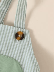 Summer Baby Boys Dungarees – 2-Piece Cartoon Animal Suspenders Suit