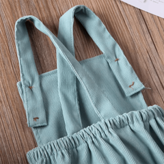 Summer Baby Dungarees – Unisex Corduroy Sleeveless Romper