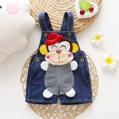Summer Baby Romper – Denim Shorts Jumper for Toddlers
