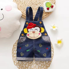 Summer Baby Romper – Denim Shorts Jumper for Toddlers