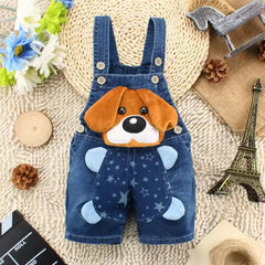 Summer Baby Romper – Denim Shorts Jumper for Toddlers