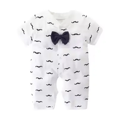 Summer Baby Romper – Long-Sleeve Cotton Jumpsuit for Newborns