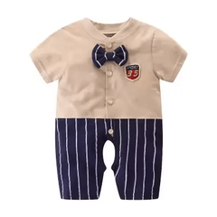Summer Baby Romper – Long-Sleeve Cotton Jumpsuit for Newborns