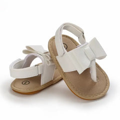 Summer Baby Shoes for Girls – Cute Bow Sandals with Anti-Slip Sole