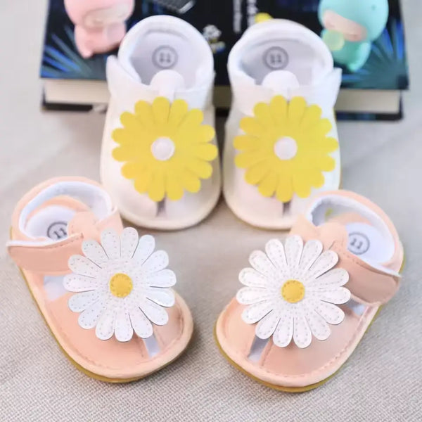 Summer Baby Shoes for Girls – Floral First Walker Sandals