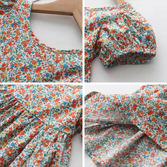 Summer Girls Floral Dress – Bear Leader Sleeveless A-Line Princess Dress