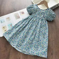 Summer Girls Floral Dress – Bear Leader Sleeveless A-Line Princess Dress
