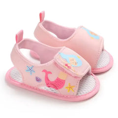 Summer Pink Baby Sandals for Girls – Comfortable First Walker Shoes