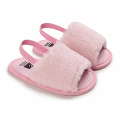 Summer Pink Baby Sandals for Girls – Comfortable First Walker Shoes