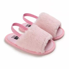 Summer Pink Baby Sandals for Girls – Comfortable First Walker Shoes