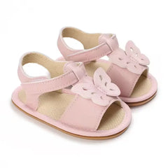 Summer Pink Baby Sandals for Girls – Comfortable First Walker Shoes