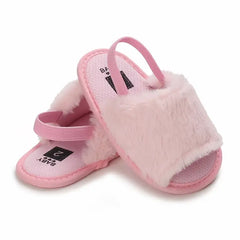 Summer Pink Baby Sandals for Girls – Comfortable First Walker Shoes