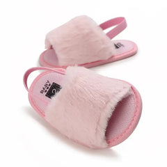 Summer Pink Baby Sandals for Girls – Comfortable First Walker Shoes