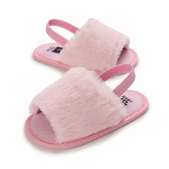 Summer Pink Baby Sandals for Girls – Comfortable First Walker Shoes