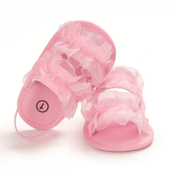 Summer Pink Baby Sandals for Girls – Comfortable First Walker Shoes