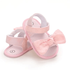 Summer Pink Baby Sandals for Girls – Comfortable First Walker Shoes