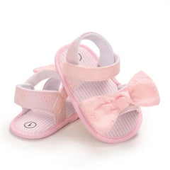 Summer Pink Baby Sandals for Girls – Comfortable First Walker Shoes