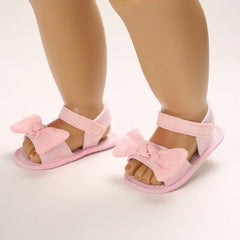 Summer Pink Baby Sandals for Girls – Comfortable First Walker Shoes