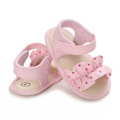Summer Pink Baby Sandals for Girls – Comfortable First Walker Shoes
