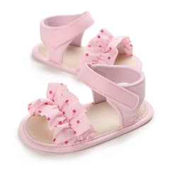 Summer Pink Baby Sandals for Girls – Comfortable First Walker Shoes