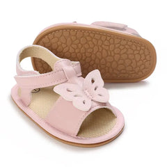 Summer Pink Baby Sandals for Girls – Comfortable First Walker Shoes