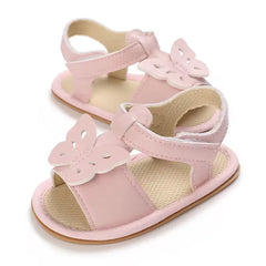 Summer Pink Baby Sandals for Girls – Comfortable First Walker Shoes