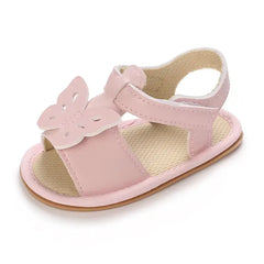 Summer Pink Baby Sandals for Girls – Comfortable First Walker Shoes