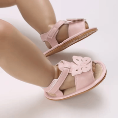 Summer Pink Baby Sandals for Girls – Comfortable First Walker Shoes
