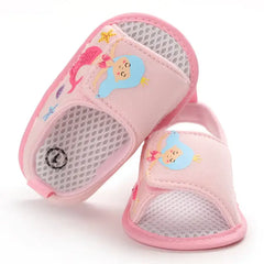 Summer Pink Baby Sandals for Girls – Comfortable First Walker Shoes