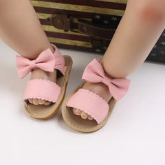 Summer Pink Baby Sandals for Girls – Comfortable First Walker Shoes