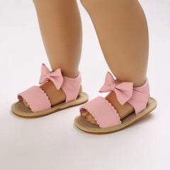 Summer Pink Baby Sandals for Girls – Comfortable First Walker Shoes
