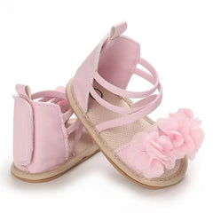 Summer Pink Baby Sandals for Girls – Comfortable First Walker Shoes