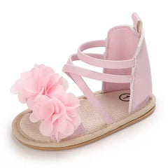 Summer Pink Baby Sandals for Girls – Comfortable First Walker Shoes