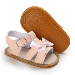 Summer Pink Baby Sandals for Girls – Comfortable First Walker Shoes