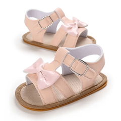 Summer Pink Baby Sandals for Girls – Comfortable First Walker Shoes