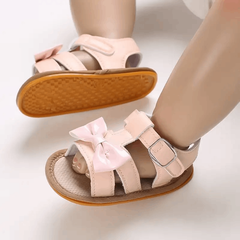 Summer Pink Baby Sandals for Girls – Comfortable First Walker Shoes