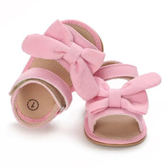 Summer Pink Baby Sandals for Girls – Comfortable First Walker Shoes