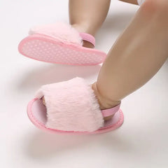 Summer Pink Baby Sandals for Girls – Comfortable First Walker Shoes