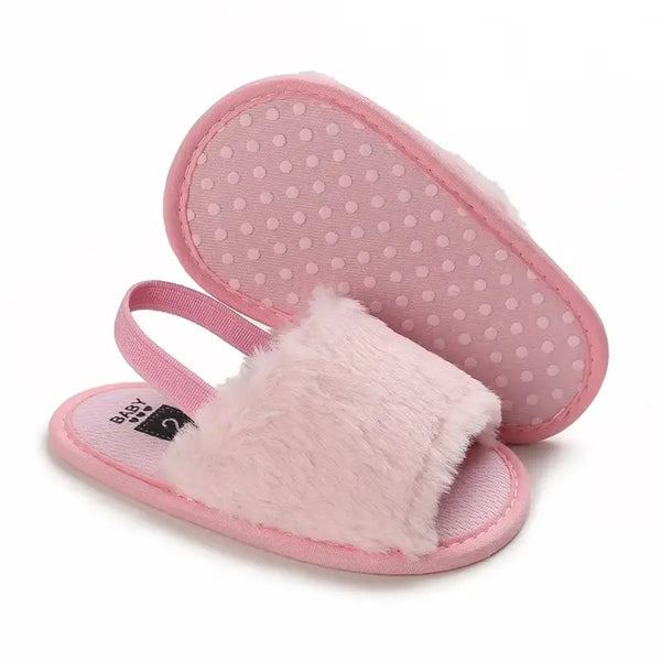 Summer Pink Baby Sandals for Girls – Comfortable First Walker Shoes