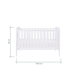 Rio Cot Bed with Mattress and Cot Top Changer