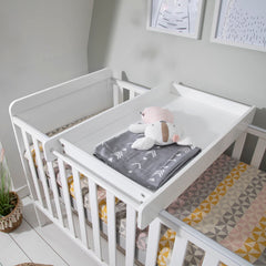 Rio Cot Bed with Mattress and Cot Top Changer